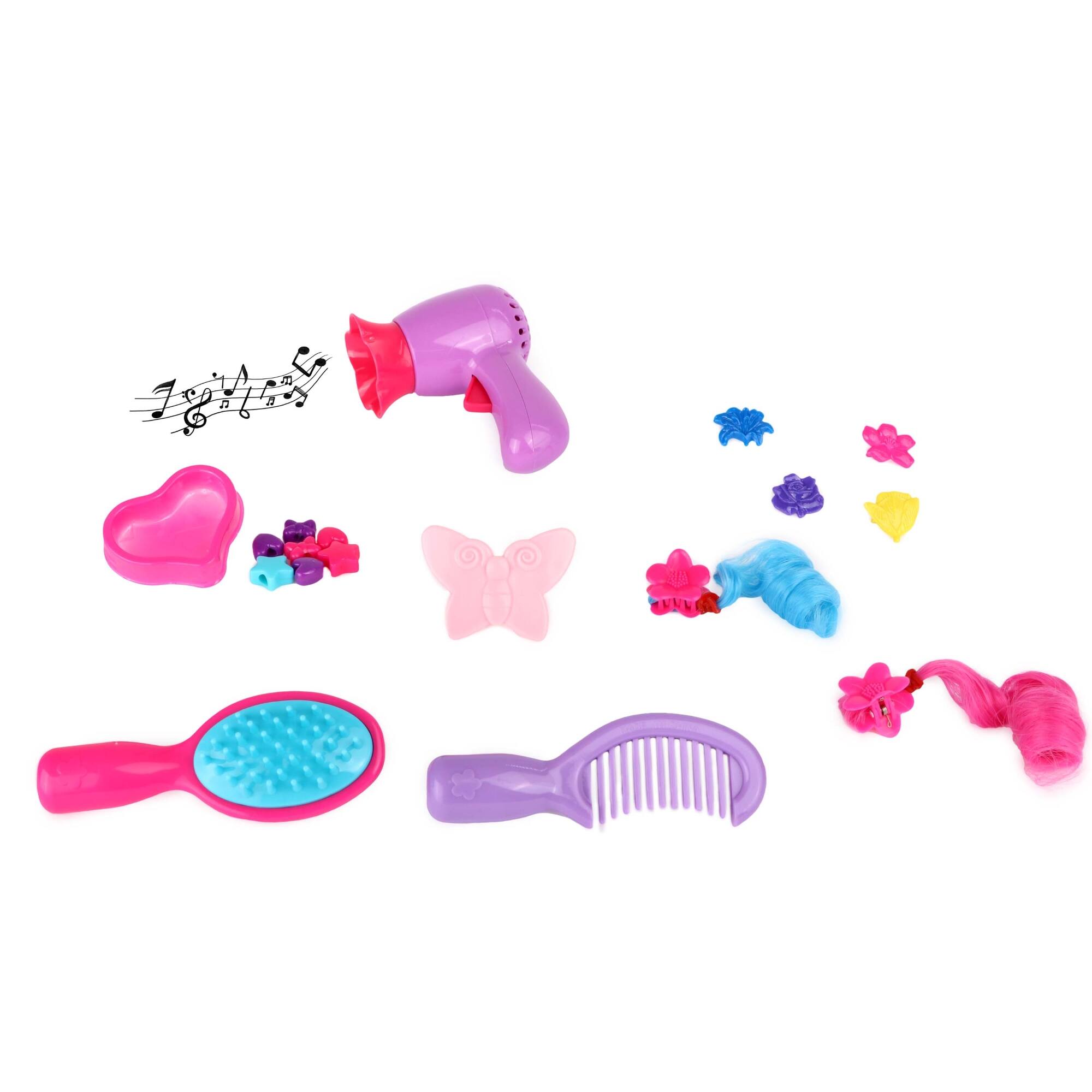Dream Collection 12" Brunette Doll Hair Play Set